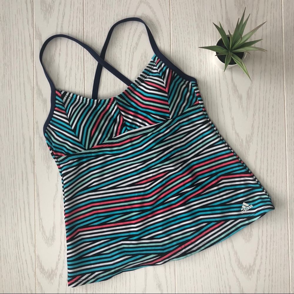 NWOT Adidas Tankini Swim Top